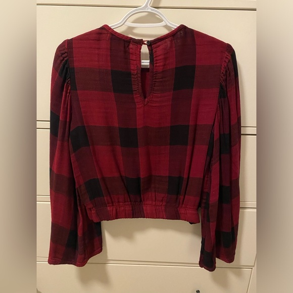 Bella Dahl Plaid Long Sleeve Shirt Size XS - Picture 2 of 3